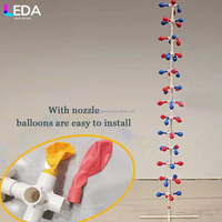 LEDA Nouvelle Arrivée : Support de Ballons Gonflables Automatiques de Luxe, Design Innovant, Type Colonne, pour Arche de Mariage et Toile de Fond de Banquet
