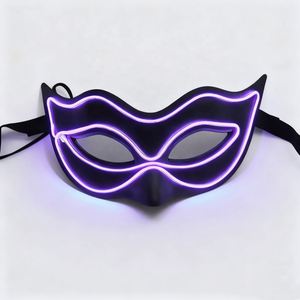 Masque pour les yeux d'Halloween à la mode, masque vénitien à paillettes pour la fête, masque créatif à LED pour enfants et adultes - Product Image 4