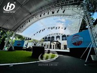 Sistema de Estructura de Truss de Alto Rendimiento con Techo Arqueado para Eventos de Conciertos al Aire Libre