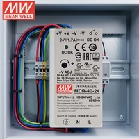 Mean Well MDR-40-5/12/15/24/48 Catu Daya Industri Output Tunggal untuk DIN Rail 5V/12V/15V/24V Din Rail 6A 3.33A 1.7A 0.83A  Smps