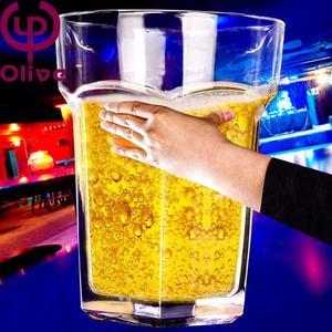 KTV Extra grande para beber Verre Cup Enorme Big Giant Overlord Draft Beer Mug Party Custom Bar Hexagonal Oversized Hero Beer Glasses - Product Image 6