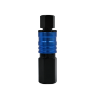 JUNJIE Raccords pour tuyaux d'air à haut débit et à haut débit de style américain Jeu de 4 pièces: 0.64cm NPT Quick Coupler Plug Kit