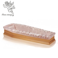 Ensemble de doublures intérieures en satin de style européen de haute qualité pour cercueil funéraire, fournitures de lit funéraire, vente en gros