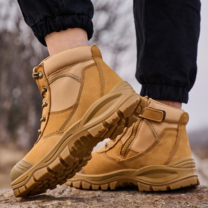 <span class=keywords><strong>Scarpe</strong></span> Antinfortunistiche Unisex <span class=keywords><strong>S3</strong></span> in Pelle Bovina, Suola a Doppia Densità in PU, Resistenti ad Acidi e Oli, Antiscivolo, Certificate CE per Uso Industriale - Product Image 4