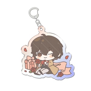 Pendentif et porte-clés personnalisables en acrylique de la série Dazai Osamu Nakahara Chuya Birthday Party <span class=keywords><strong>Bungo</strong></span> Stray Dogs - Product Image 5