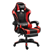 Chaise de massage pour jeux électroniques, confortable, ergonomique, inclinable et rotative, avec masseur à 7 points