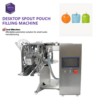 Machine de remplissage de sachets compacte de bureau, machine intégrée personnalisée pour le remplissage et le bouchage de sachets, idéale pour les petites entreprises
