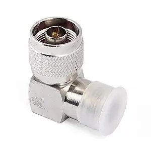Right Angle 90 Degree N Rf Coaxial Connector Male To Female Adaptor