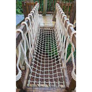 <span class=keywords><strong>Pont</strong></span> de marche en <span class=keywords><strong>corde</strong></span> extérieure courte pour enfants et adultes pour suspendre l'équipement d'amusement - Product Image 6