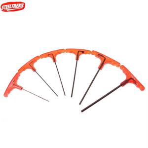 <span class=keywords><strong>Chiave</strong></span> <span class=keywords><strong>a</strong></span> <span class=keywords><strong>Brugola</strong></span> <span class=keywords><strong>Esagonale</strong></span> <span class=keywords><strong>a</strong></span> T Personalizzata in Acciaio Legato S2 con Impugnatura in PP, Utensile Manuale, Vendita all'Ingrosso - Product Image 1