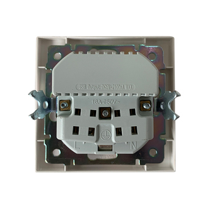 Bán buôn Đức EU tiêu chuẩn PC Bảng điều chỉnh 16A Outlet 2P + t Châu Âu đôi USB Ổ cắm EU tường Outlet với USB - Product Image 3