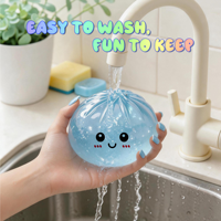 Ensemble de jouets sensoriels à presser personnalisés en forme de Bao Bun, à remontée lente, pour cadeaux de fêtes