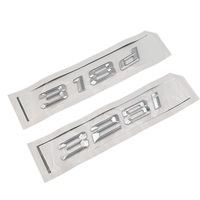 Lettres de coffre de voiture ABS 328i 318d Emblème pour BMW E90 E36 E46 F30 F31 Accessoires