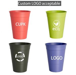 Gobelet de fête pour beer pong, réutilisable, personnalisable et empilable, en plastique, 16 oz/500 ml, compatible micro-ondes et lave-vaisselle - Product Image 4