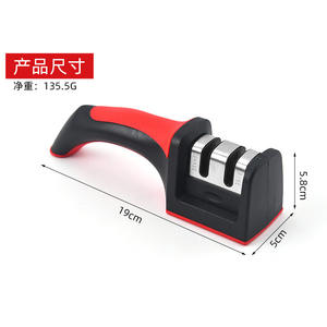 เครื่องลับมีดแบบมือหมุน สแตนเลส หลายระดับความละเอียด สำหรับใช้ในครัวเรือน พร้อมเคลือบยางเสริม ขายส่งจากโรงงาน - Product Image 4