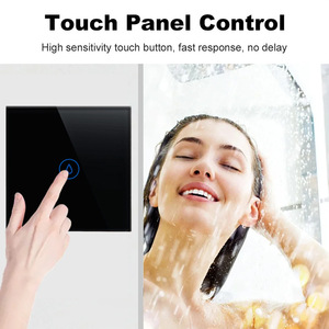 Interruptor de Calentador de Agua WiFi Estándar Europeo E <span class=keywords><strong>WeLink</strong></span>, Resistente al Agua IP26, Control por Voz, Alta Potencia 20A, Panel Táctil de Lujo - Product Image 6