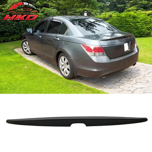 Alerón Trasero Estilo OEM para Honda Accord Sedán de 4 Puertas 2008-2012, Sin Pintar, Color Negro - Product Image 1