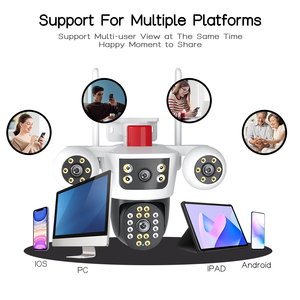 6MP HD không dây IP an ninh máy ảnh ngoài trời không thấm nước ba-ống Kính CCTV tầm nhìn ban đêm <span class=keywords><strong>PTZ</strong></span> mạng được xây dựng trong còi báo động ứng dụng điều khiển từ xa - Product Image 6