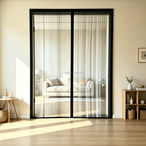 Cortina Magnética de Malla para <span class=keywords><strong>Puerta</strong></span> con Botones a Presión, Red <span class=keywords><strong>Mosquitera</strong></span> de Poliéster para <span class=keywords><strong>Autocaravana</strong></span> - Product Image 1
