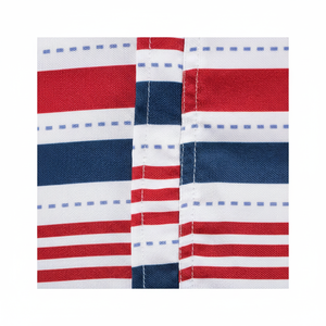 Patriotic Stripe <b>Outdoor</b> <b>Tablecloth</b> with Zipper 60" x 84" | Design Imports - Product Image 1
