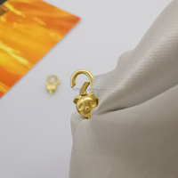 1000S 18K Or Jaune Véritable Bijoux Personnalisés en Gros pour Bracelets Colliers Crochets Panda Chaînes Accessoires