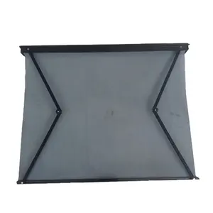 Bus front windshield curtain sun shade