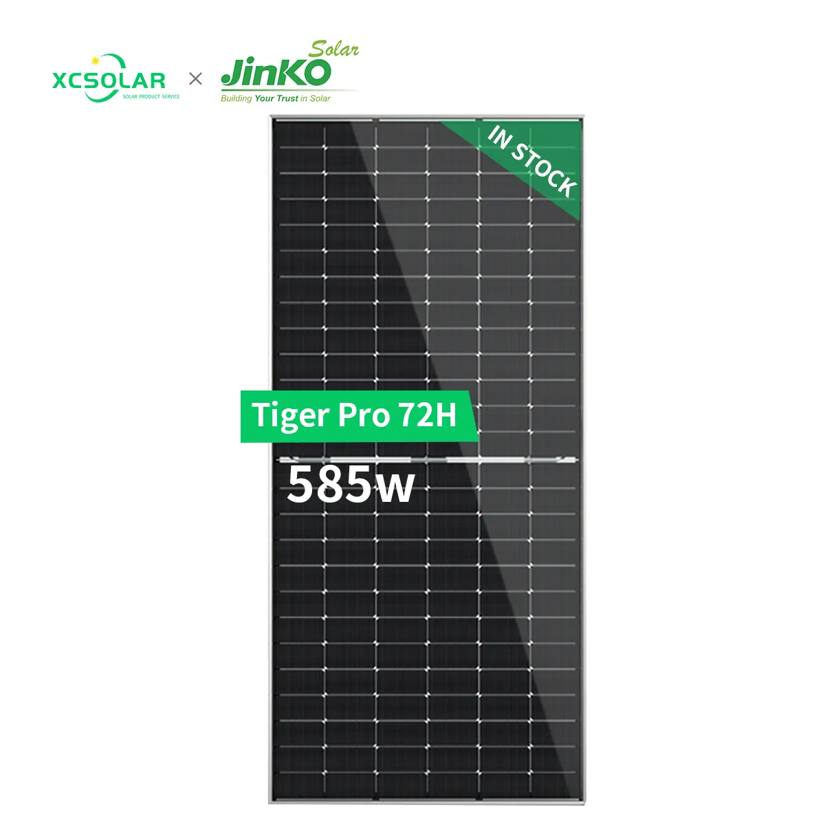 Jinko M12 módulo PV 400 vatios 500 vatios 540W 700 vatios Todo Negro Mono media celda Fotovoltaico casa Panel Solar Kit