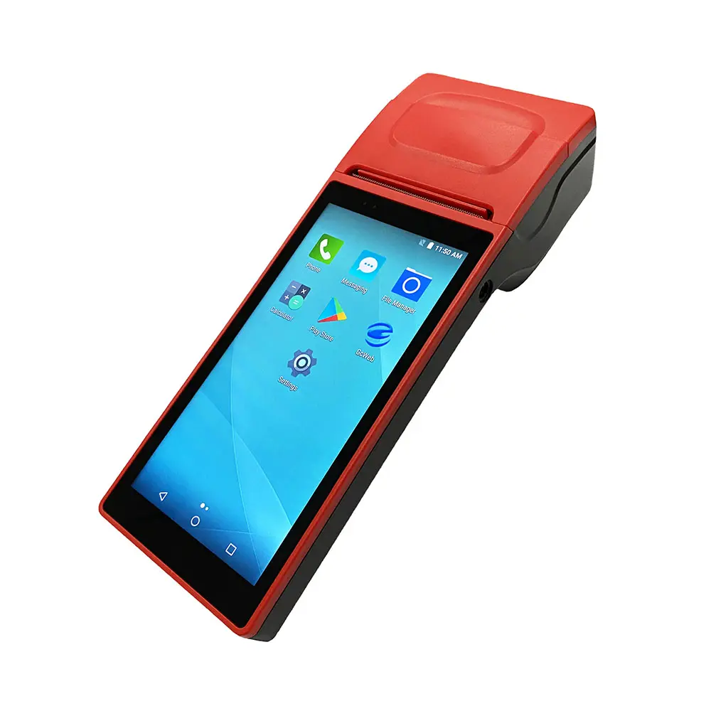 Customizable Mobile Airtime Top-up Android Pos Terminal Pos Printer Nfc Wireless Machine