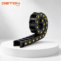 Chaîne porte-câbles fermée en nylon hautement flexible DETON pour la transmission de câbles de machines laser à fibre