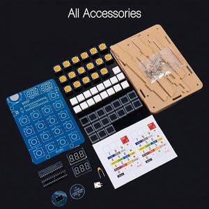 Kit <span class=keywords><strong>de</strong></span> calculadora <span class=keywords><strong>de</strong></span> 6 dígitos para bricolaje, kit <span class=keywords><strong>de</strong></span> Proyecto <span class=keywords><strong>de</strong></span> soldadura con calculadora <span class=keywords><strong>de</strong></span> escritorio alimentada por batería/USB - Product Image 4