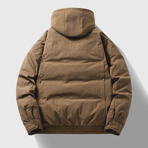 Chaqueta de Invierno Personalizada 2026 para Hombre, Chaqueta Bomber con Capucha de Piel de Zorro y Plumón - Product Image 2