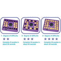 Nouveau design, jeu de puzzle interactif éducatif parent-enfant, jeu de concentration, jeu de correspondance de temps, jouet sensoriel anti-stress