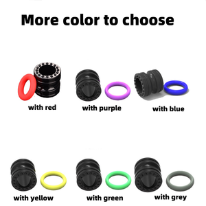 Herren Double Soft Silikon <span class=keywords><strong>Gummi</strong></span> Ring Sexspielzeug mit Locking Essence Adult Delay Ejakulation sring - Product Image 3