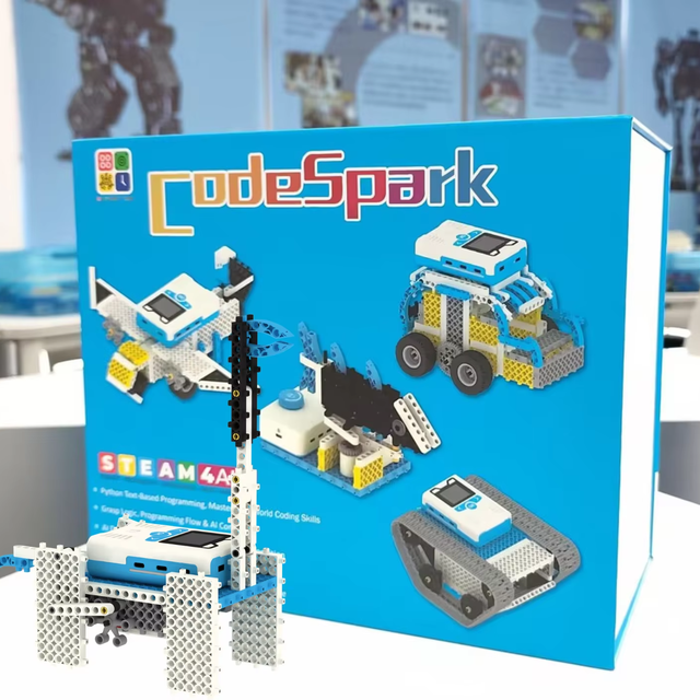 My Robot Time CodeSpark 1 Explorer ABS Plastic STEAM Building Blocks Screen-Free Coding Dual-Mode /Wi-Fi STEM Unisex Toy