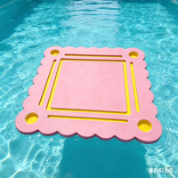 Table de Mahjong flottante pour piscine, plateau pour jeux de cartes, Mahjong, Poker, Scrabble, Dominos, Fournitures pour fêtes estivales à la plage