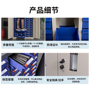 Yu Zhengguan Parts <b>Cabinet</b> 52 Drawers Metal <b>Storage</b> Workshop <b>Tool</b> Organizer Hardware Drawer Type <b>Cabinet</b> - Product Image 4