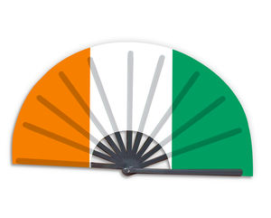Abanico de bambú plegable con estampado personalizado, Bandera Nacional de España del Norte, venta al por mayor, 2022 - Product Image 5