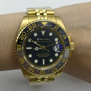 Reloj Premium para Hombre, Mecánico Automático, con Movimiento Nh34, Esfera de Acero Inoxidable Luminosa GMT - Product Image 2