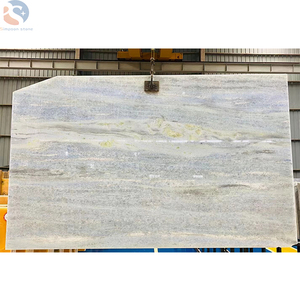 Dalles de marbre bleu cristal en gros, carreaux de marbre bleu <span class=keywords><strong>ciel</strong></span> translucide, décoration murale rétroéclairée - Product Image 1