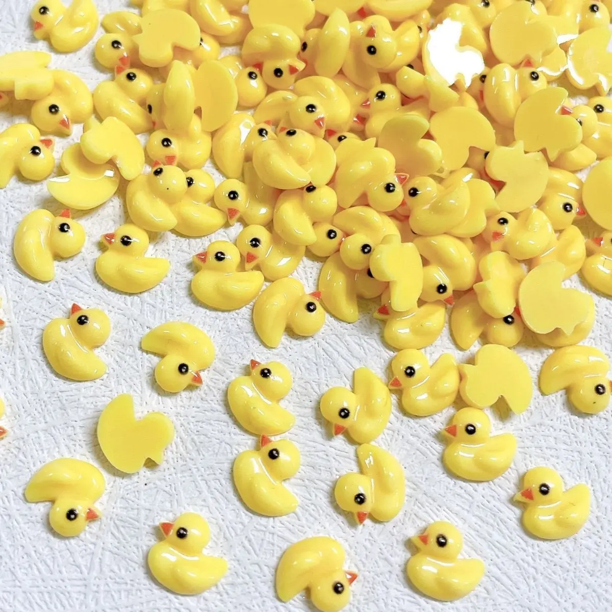 Cartoon Nail Decoration Cartoon Nail Charms Animals Kawaii Designs Mini Cute Little Yellow Duck Wholesale