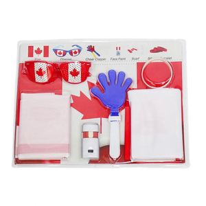 Kit de Supporter Coupe de Football 2026 - Ensemble Drapeau National et Accessoires pour Supporters de Football pour Événements Sportifs |   Accessoires de cheering pour les équipes et les sponsors - Product Image 6