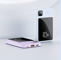 Banque d'Énergie Magnétique Sans Fil 22,5 W avec Chargeur Rapide Magnétique Sans Fil Mince 5000 mAh