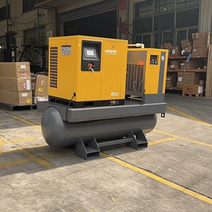 Alta efficienza 7.5KW 11KW 15KW 22KW 55KW compressore d'aria a vite di progettazione integrata di risparmio energetico per l'officina - Product Image 3
