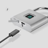 Serrure intelligente à empreintes digitales étanche Locstar, cadenas sans clé, boîte à clés, sac, valise, charge USB, étanche : IP65