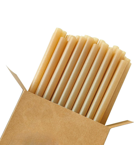 Pajitas de Caña de Azúcar Compostables - Rectas, Varios Tamaños, Colores Naturales para Beber Bebidas - Product Image 4