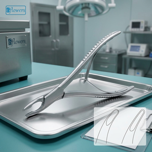 Rongeur à os Luer manuel en acier inoxydable, instrument chirurgical certifié CE Classe I pour interventions chirurgicales - Product Image 2