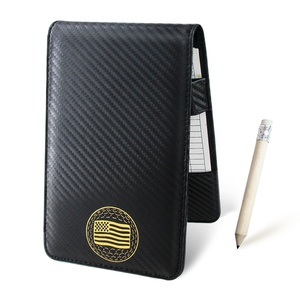 Boshiho <b>Golf</b> Scorecard Holder Cover case Customized Cattlehide Leather <b>Golf</b> Scorecard Yardage Book Holder with Pen - Product Image 1