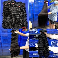 GS Échantillon Gratuit de Cheveux Vierges Bruts à Cuticules Alignées, Extensions de Cheveux Vierges de 40 Pouces, Fournisseurs en Gros de Cheveux Humains Vierges à Cuticules Alignées