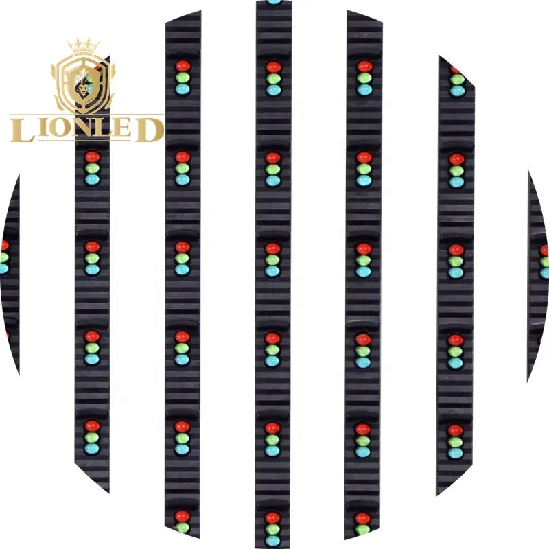 Lionled Outdoor 31-15Mm Panel Mesh/Tirai/Strip Layar untuk Media Fasad