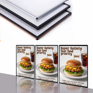 <span class=keywords><strong>Led</strong></span> quảng cáo hộp Đèn khung nhôm với kính cường lực cho nhà hàng & rạp chiếu phim tiếp thị dễ dàng treo cài đặt - Product Image 5